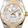 Rolex Ladies  Datejust 179173 MOP Diamond Dial