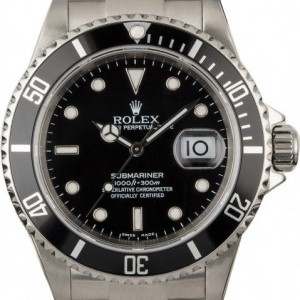 Rolex PreOwned  Submariner Ref 16610 Black Bezel Bezel 849500