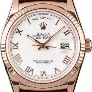 Omega Day-Date 118135 Everose Gold Case Case 821111