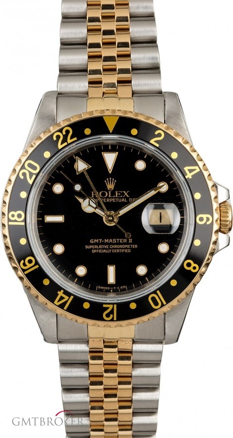 Rolex Used  GMT-Master II Ref 16713 Black Dial 16713 830009