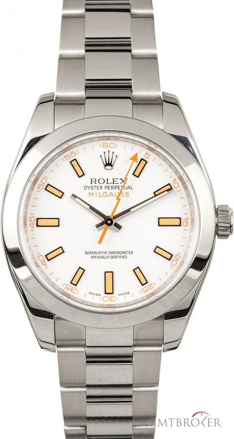 Rolex Milgauss 116400 White Dial Steel Oyster Oyster 802533