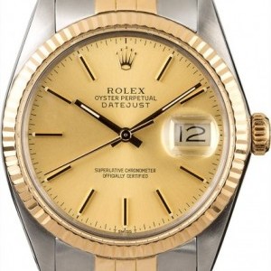 Rolex Certified Mens  Datejust 16013 Two Tone Jubilee 16013 815006