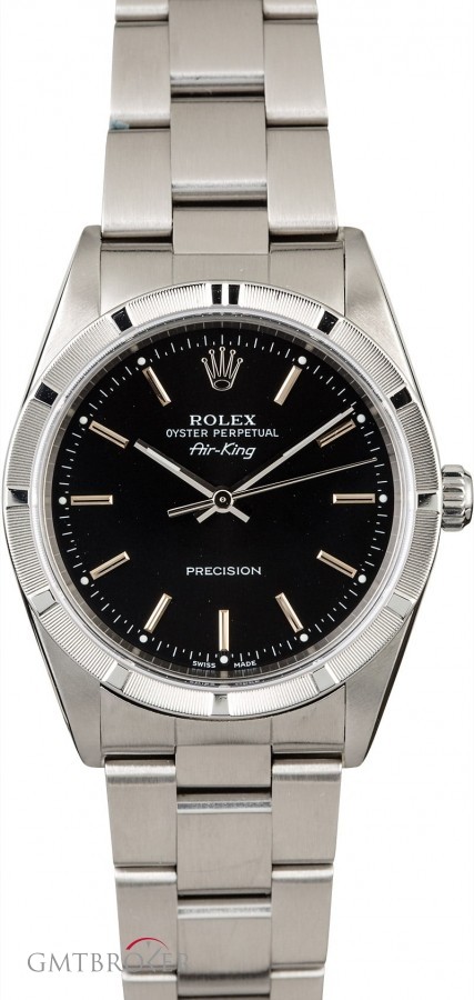 Rolex Steel  Air-King 14010M Black Dial 14010M 814931