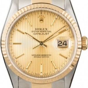 Rolex PreOwned  Datejust 16233 Champagne Tapestry Dial Dial 842960