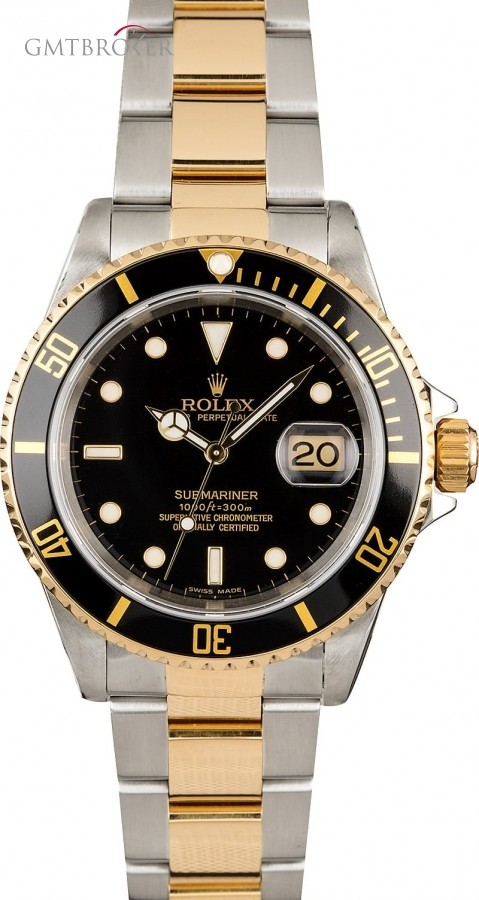 Rolex Pre-Owned  Submariner 16613 Black Dial 16613 836002