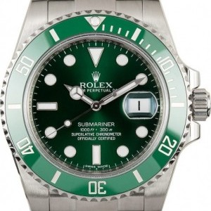 Rolex 116610V Green Anniversary Submariner 116610LV 832571
