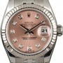 Rolex Ladies Datejust 179174 Salmon Diamond Dial