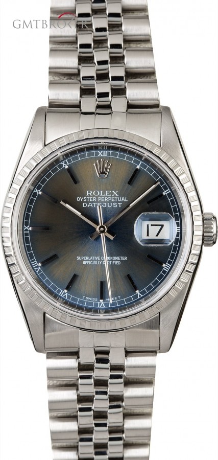 Rolex Datejust 16220 Steel Jubilee with Blue Dial Dial 817715