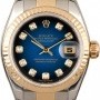Rolex Datejust 179173 Blue Vignette Diamond Dial