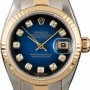 Rolex Datejust 79173 Blue Vignette Diamond Dial