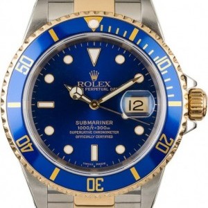 Rolex Pre Owned  Two Tone Submariner 16613 16613 848405