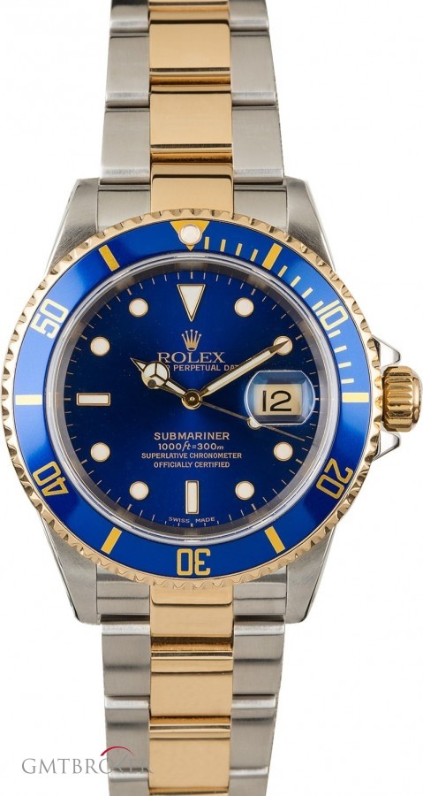 Rolex Pre Owned  Two Tone Submariner 16613 16613 848405