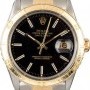 Rolex Datejust 16253 Black Dial Thunderbird