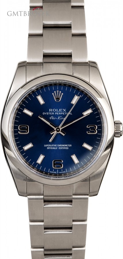 Rolex PreOwned  Air-King 114200 Blue Dial 114200 788723