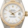 Rolex PreOwned  Datejust 69173 White Index Dial