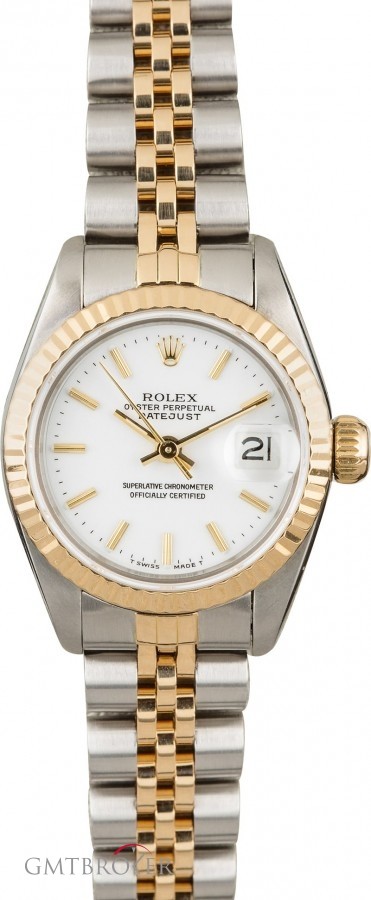 Rolex PreOwned  Datejust 69173 White Index Dial Dial 842583