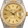 Rolex Datejust 16233 Champagne Dial with Two Tone Jubile