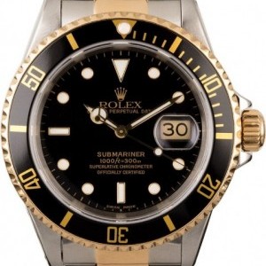 Rolex Mens  Submariner 16613 Black Insert Insert 830597