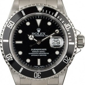 Rolex Pre-Owned  Submariner 16610 Black Insert Insert 848414
