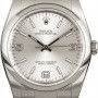 Rolex Oyster Perpetual 116000 Silver Arabic Dial