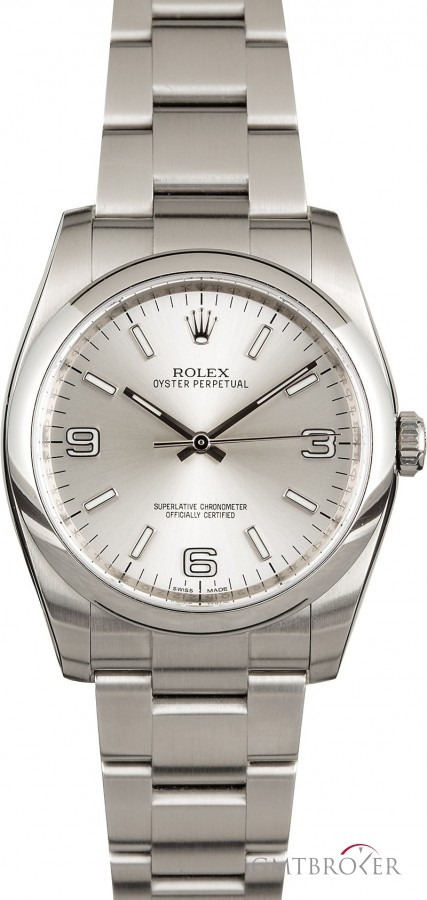 Rolex Oyster Perpetual 116000 Silver Arabic Dial 116000 852962