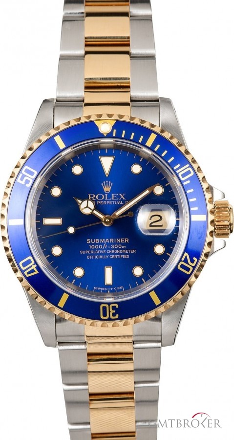 Rolex Submariner  Blue 16613 16613 744565