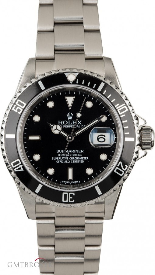 Omega Pre Owned  Submariner 16610 No Holes Case Case 848411