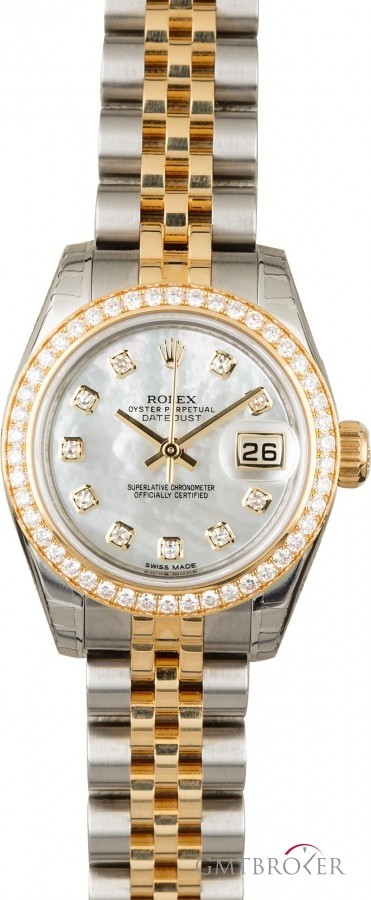 Rolex Unworn  Datejust 179383 MOP Dial with Diamonds 179383 850304