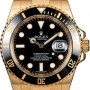 Rolex Submariner 116618 Black Dial with Yellow Gold Oyst