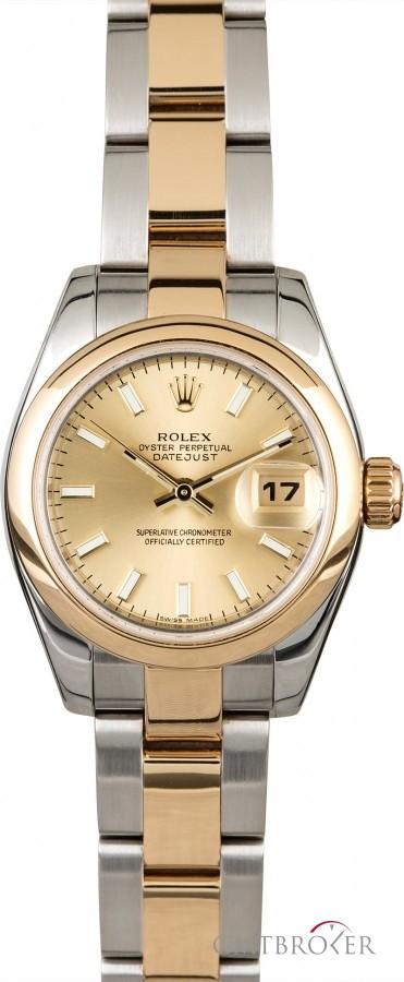 Rolex Lady Datejust 179163 Two Tone Oyster Band 179163 818642