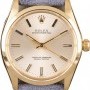 Omega Oyster Perpetual 1002 Silver Dial with Yellow Gold