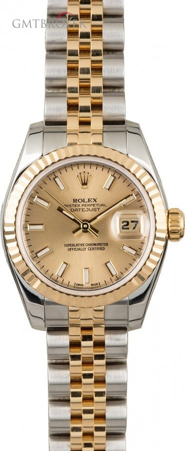 Rolex Datejust 179173 Champagne Index Dial 179173 844852