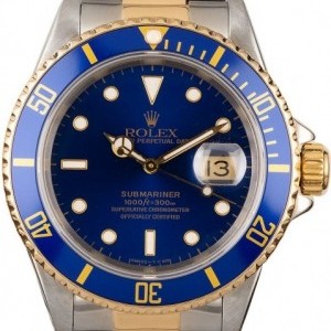 Rolex Pre Owned Mens  Submariner Two-Tone 16613 16613 849626