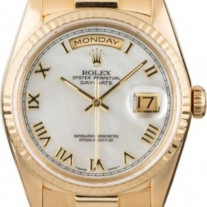 Rolex Used  President 18238 Mother of Pearl Dial 18238 842445