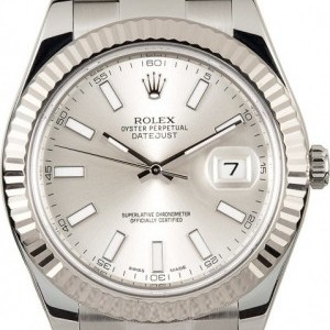 Rolex PreOwned  Datejust 116334 Silver Dial 116334 828647