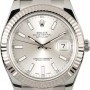 Rolex PreOwned  Datejust 116334 Silver Dial