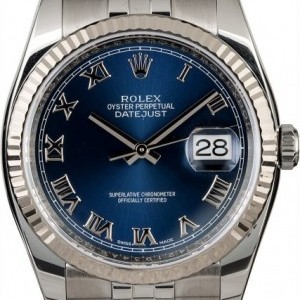 Rolex PreOwned  Datejust 116234 Blue Dial 116234 840813