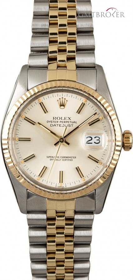 Rolex PreOwned  Datejust 16013 Silver Index Dial 16013 834829