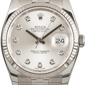 Rolex Datejust 116234 Silver Dial Diamond Index 116234 854060