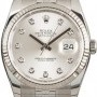 Rolex Datejust 116234 Silver Dial Diamond Index