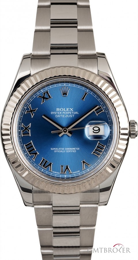 Rolex Used  Datejust 116334 Blue Roman Dial 116334 845944