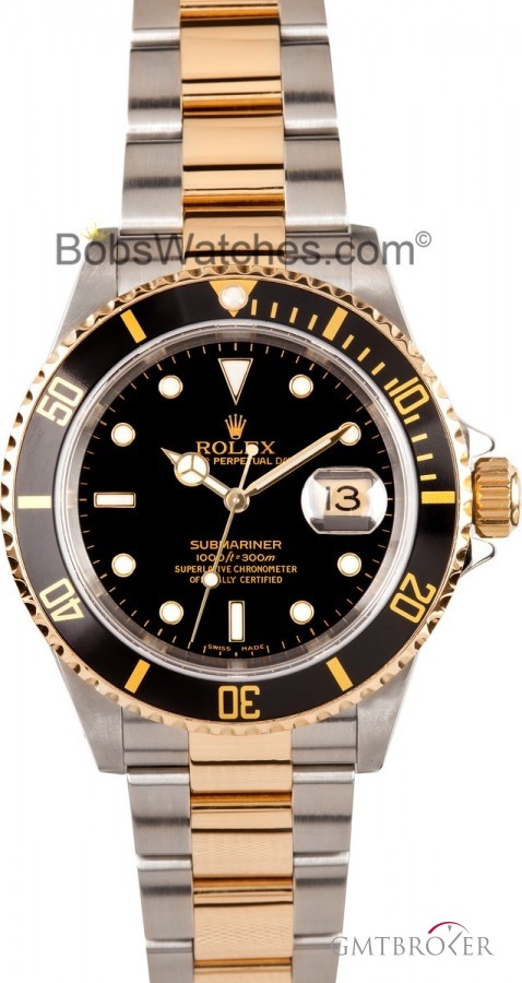 Rolex Mens Submariner Steel  Gold 16613 16613 383187