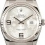 Rolex Datejust 116234 Silver Floral Motif Dial