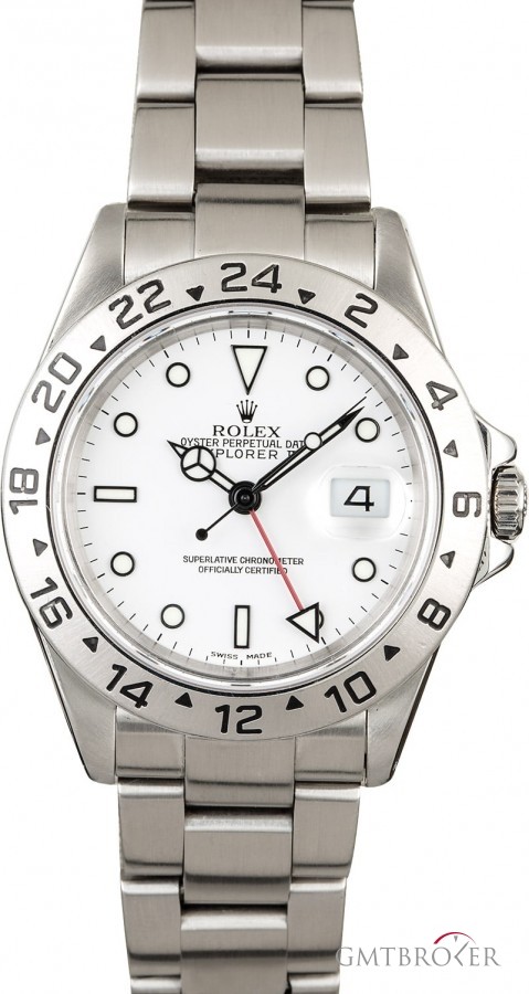 Rolex Mens  Explorer II Ref 16570 Steel Oyster Oyster 828842