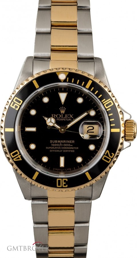 Rolex Submariner 16613 Black Tritium Dial 16613 834862