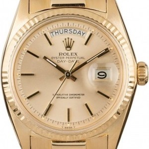 Rolex PreOwned  President 1803 Champagne Index Dial Dial 844144