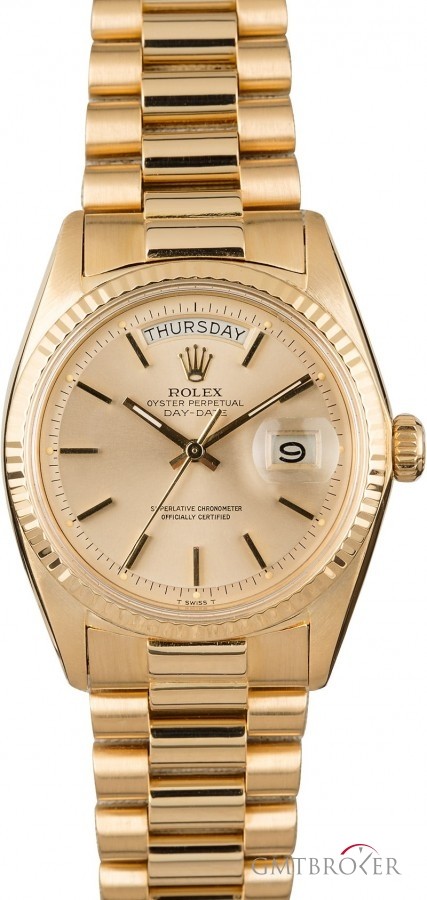 Rolex PreOwned  President 1803 Champagne Index Dial Dial 844144