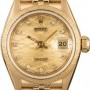 Rolex PreOwned  Lady Datejust 69178 Chevy Diamond Dial