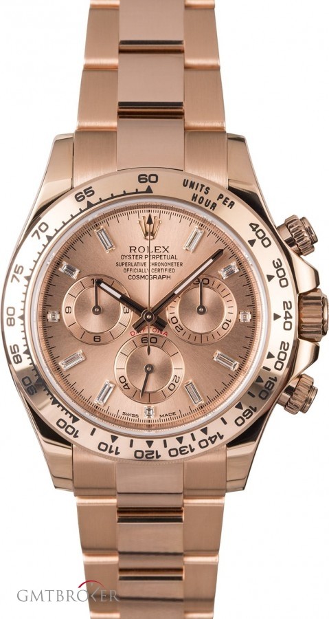 Rolex Daytona 116505 Diamond Dial Everose Gold Oyster 116505 798096