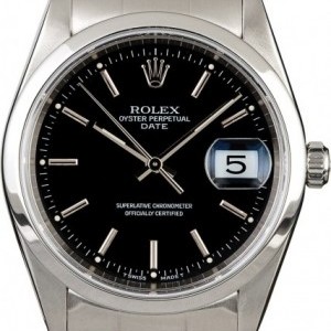 Rolex Date 15200 Steel Oyster Black Dial Dial 813506